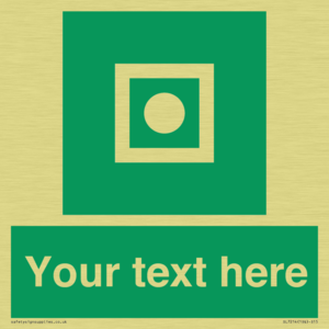 Custom sign safe condition Shipboard general alarm